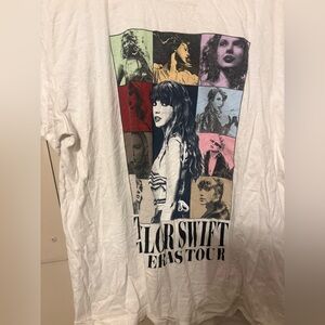 Taylor Swift White Graphic Tee - Eras Tour